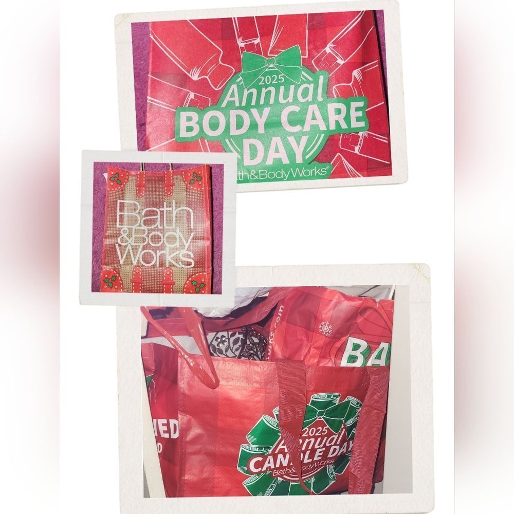 5 Bath & Body shopping bags 🛍️